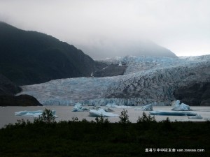 阿拉斯加的冰河