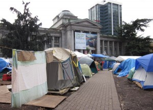 佔领温哥华阵内少激情