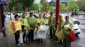 侨团展开华埠清洁运动
