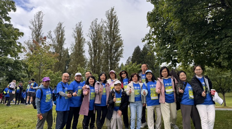 為愛奔跑 助力慈善｜溫哥華中山各中學校友會參與BC兒童醫院義跑募款活動
